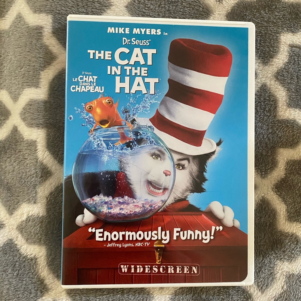 ⭐️3/15 Dr. Seuss’ The Cat in The Hat widescreen dvd movie